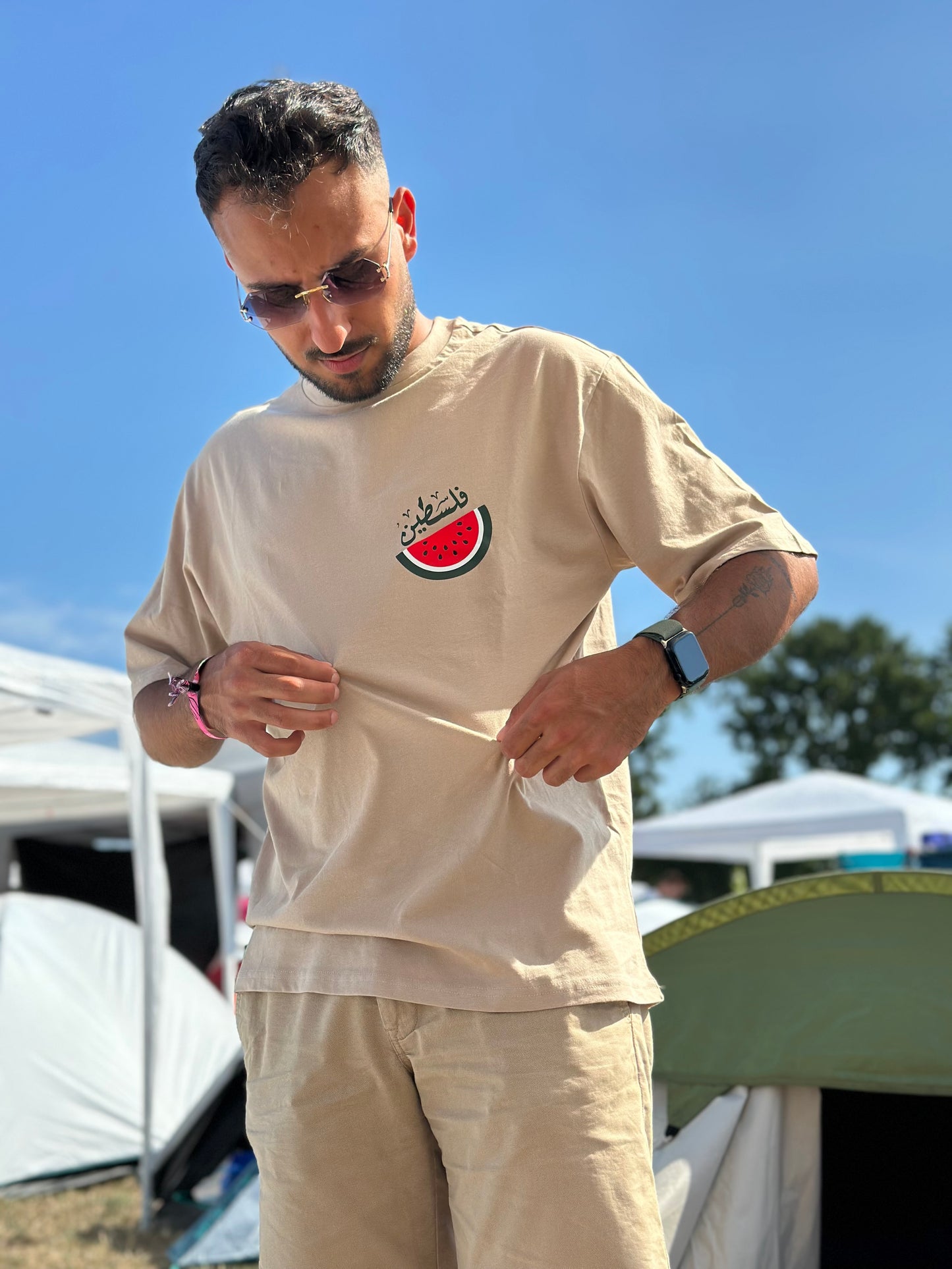 Unisex T-shirt – Watermeloen فلسطين